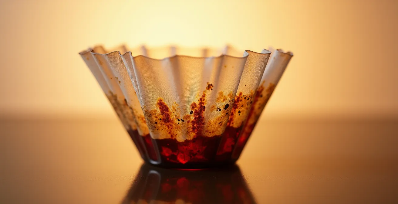 Microscopic view of kidney glomerulus with trapped immune complexes